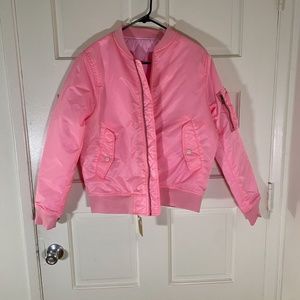 Limitless Pink Bomber Jacket